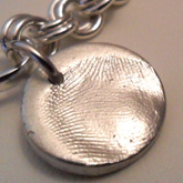 Small Fingerprint Jewellery Charm